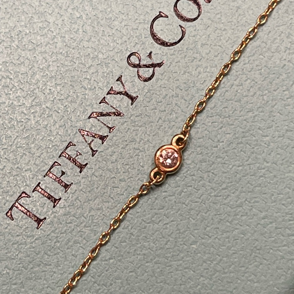 Elsa Peretti Diamonds by the Yard® Yellow Gold Bracelet with 0.03 carat diamond